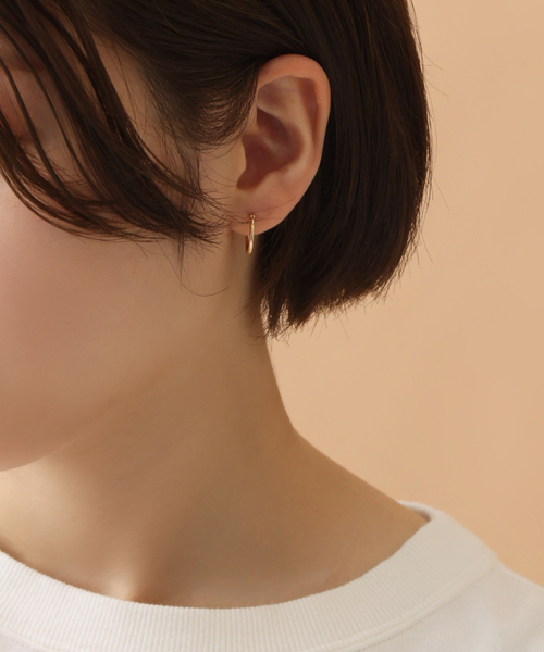 Lilas ピアス 1.5パイプ1.5cmルーフピアス K10（両耳） レディース