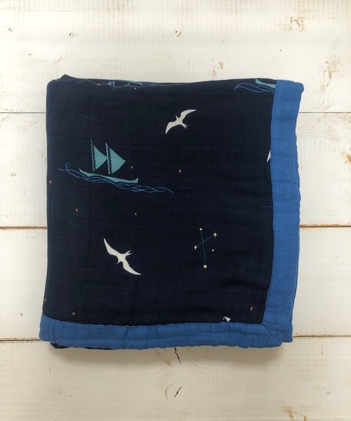 おくるみ 「Coco Moon / ココムーン」ベビーブランケット Quilt(キルト)の画像