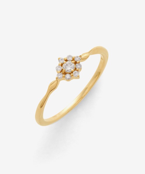 セール中】Tanje K18 11号リング指輪ダイヤモンドゴールド