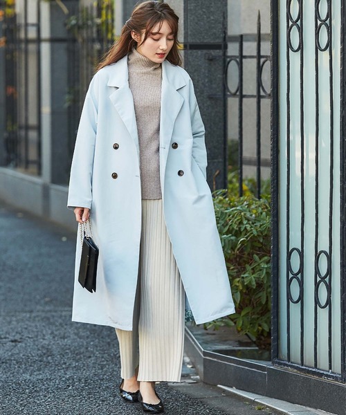 GeeRA（ジーラ） コート トレンチコート バックレーストレンチコート