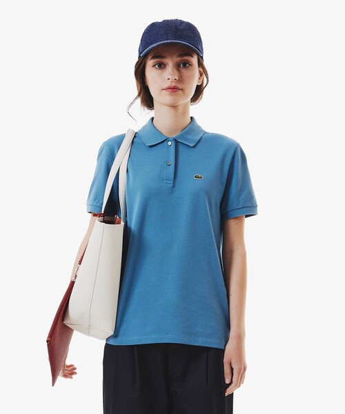 ラコステ LACOSTE ポロシャツ レディース 半袖 おしゃれ 綿100 コットン100 男女兼用 ボーイズ ガールズ 中学生 高校生 ロゴ 無地 ブランド LACOSTE ラコステ ポロシャツ レディース 半袖 おしゃれ 綿100