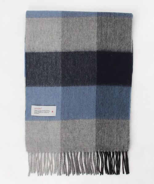 rehacer（レアセル） ストール マフラー : Fuzzy Check Stole