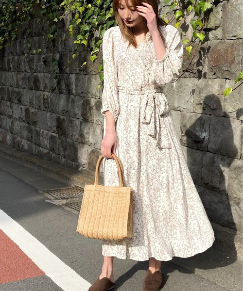 Per sist ence（パーシエンス） ワンピース カシュクールボタン