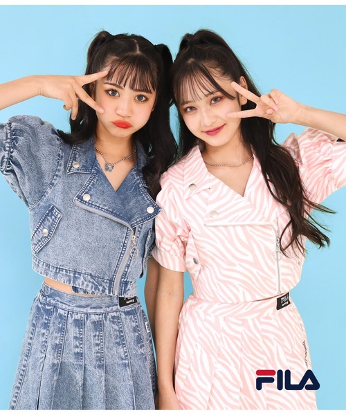 ANAP GiRL 革ジャン ライダース 「ANAPGiRL×FILAコラボ