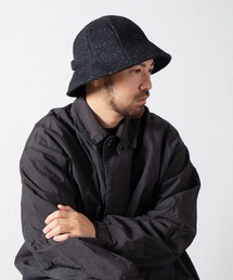 kapital 20ss チルバハット スマイル 黒 ナイロンハット KAPITAL - kapital 20ss チルバハット スマイル 黒 ナイロン