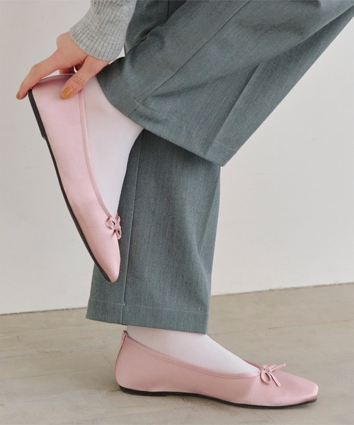 titivate（ティティベイト） バレエシューズ パンプス ソフトスクエア