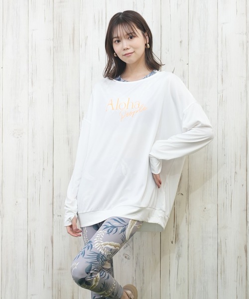 ムラサキスポーツ tシャツ ALOHA PEOPLE/アロハピープル ロンT