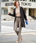 パンツ 静電防止!裏起毛ブーツカットパンツ股下...の詳細画像5
