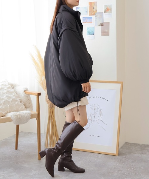 ベスト ジレ 2WAYスタンドカラーキルトコート/キルティングベスト レディース Social GIRL ベスト ジレ 2WAYスタンドカラーキルトコート
