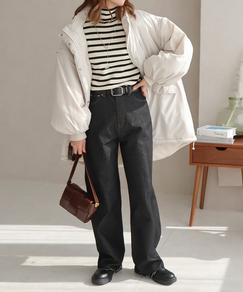 Social GIRL ベスト ジレ 2WAYスタンドカラーキルトコート