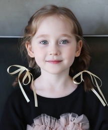 Rora（ローラ） ヘアゴム ロンロン リボン ヘアゴム 2個セット