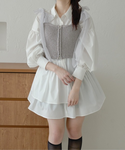 Ambre Neige チュニック アシメティアードチュニック／WEB/EC
