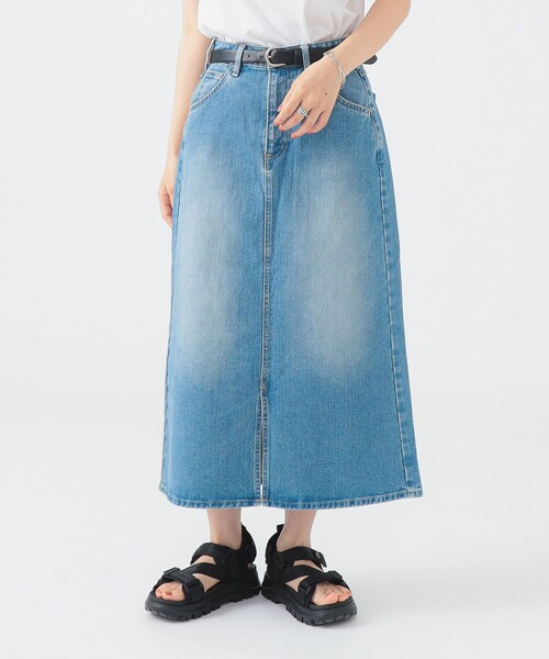 EMILIO PUCCI 新品未使用 スカート ストレッチ素材 ブルー系 PLUS】ドッキングキルティングマーメイドスカート｜WOMEN