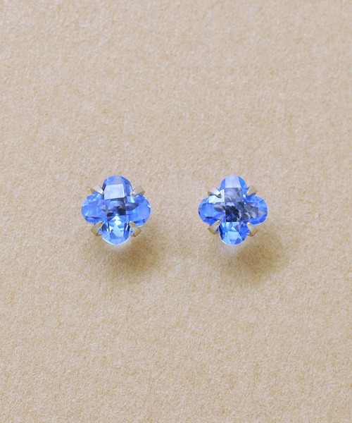 TAKE-UP ピアス 「 セカンドピアス」 Ptリリィカットブルー