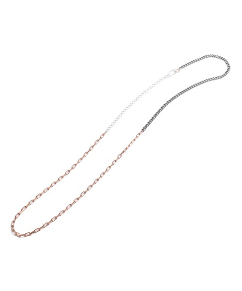 ネックレス オルタナティブ チェーン ネックレス シルバー925/10金イエローゴールド メンズ レディース メンズ レディースの画像