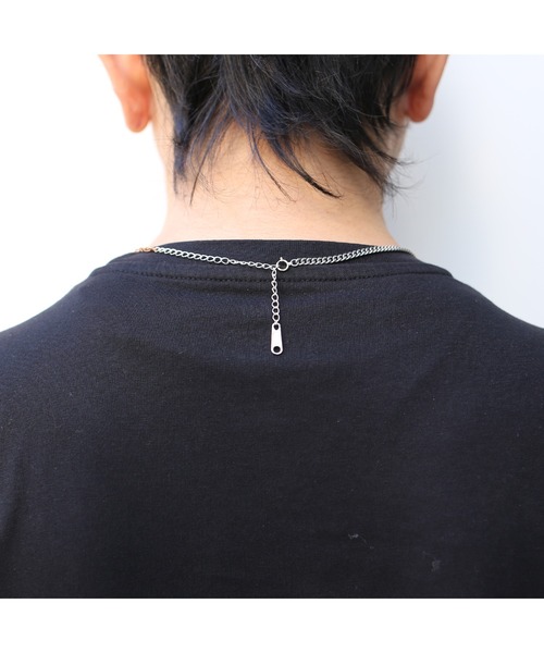 ネックレス オルタナティブ チェーン ネックレス シルバー925/10金イエローゴールド メンズ レディース メンズ レディースの画像