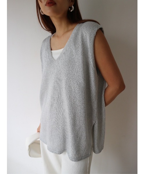 ベスト ジレ Glitter Knit Vest レディース TRUNC 88 ベスト ジレ Glitter Knit Vest レディース : ZOZOTOWN