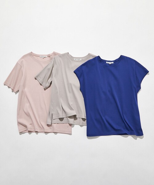 tシャツ 「接触冷感/洗える」フレンチスリーブ IT TEE レディース 接触冷感/洗える】フレンチスリーブ IT TEE（Tシャツ/カットソー