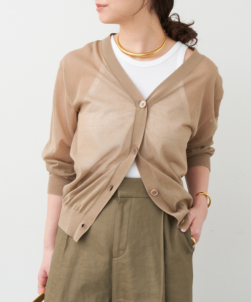 Deuxieme Classe ニット セーター VOILE Vネック カーディガン
