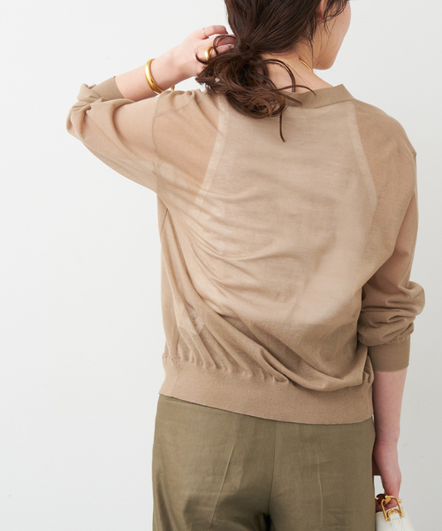 Deuxieme Classe ニット セーター VOILE Vネック カーディガン