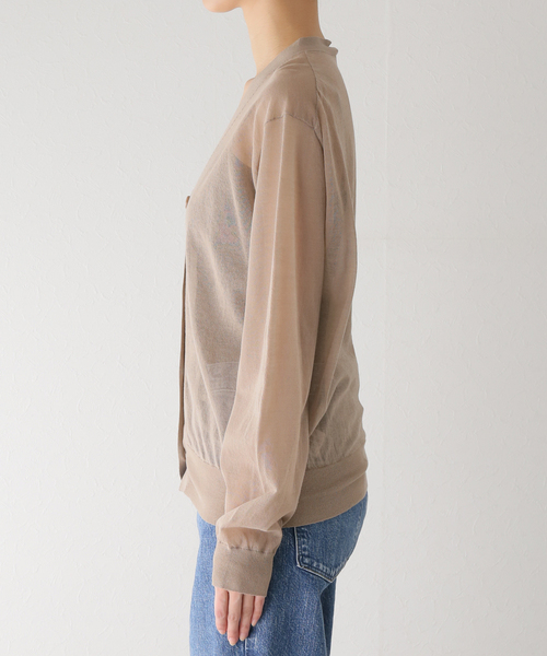 Deuxieme Classe VOILE Vネック カーディガン Deuxieme Classe ニット セーター VOILE Vネック カーディガン