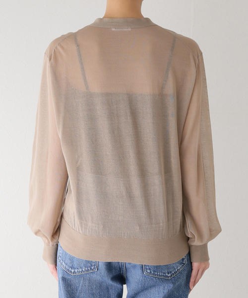 DeuxiemeClasse VOILE Vネック カーディガン セール】VOILE Vネック カーディガン（ニット/セーター