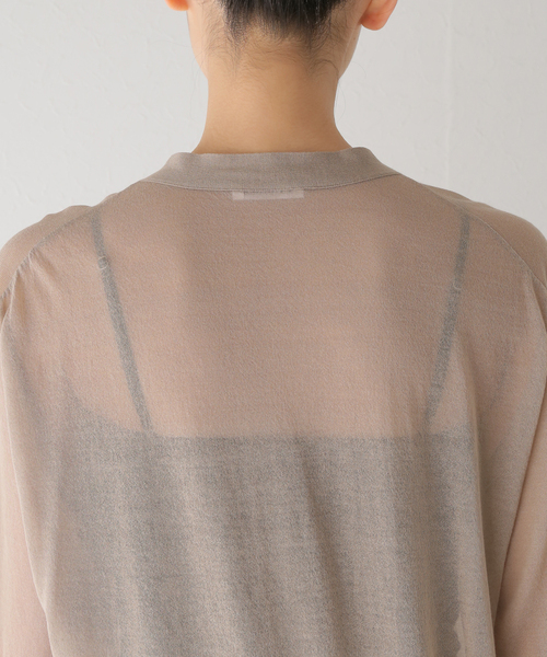 Deuxieme Classe VOILE Vネックカーディガン Deuxieme Classe VOILE Vネック カーディガン