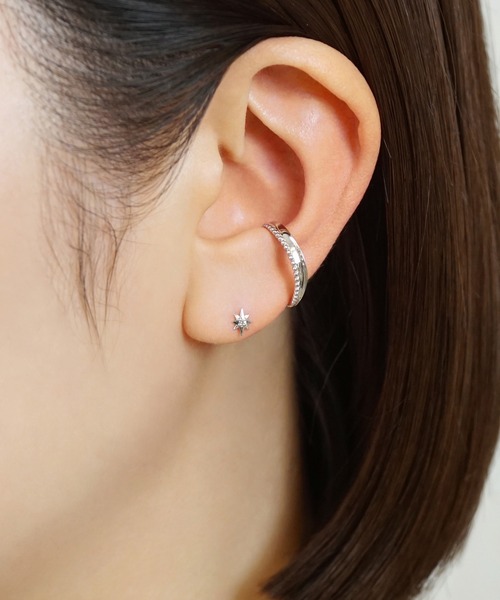 TAKE-UP Pt ダイヤモンドハーフピアス TAKE-UP（テイクアップ） ピアス 「 Solo Pierce」「 セカンドピアス