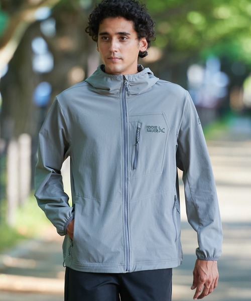 バックボーン　ジャケット　アルパカ Eddie Bauer ナイロンジャケット 「First Ascent」サンド