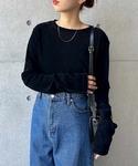 tシャツ 「新色追加」ベロアチュールクルーネッ...の詳細画像2