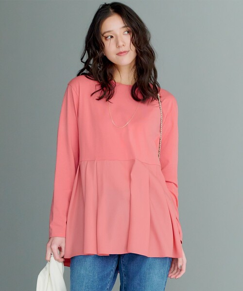23区 tシャツ 「ご好評につき新色追加」ナチュラルコットンベア