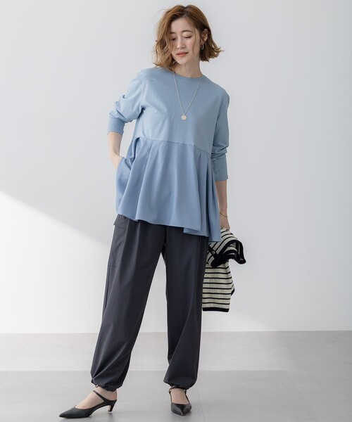 23区（ニジュウサンク） tシャツ 「ご好評につき新色追加」ナチュラル