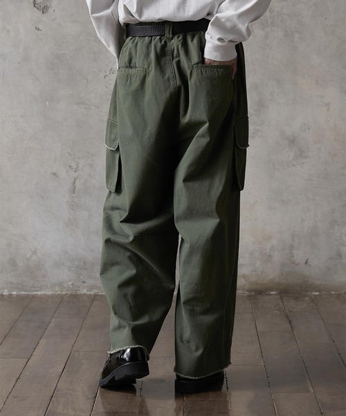 RUUBON ワイドパンツ カーゴパンツ vintage dart cargo pants