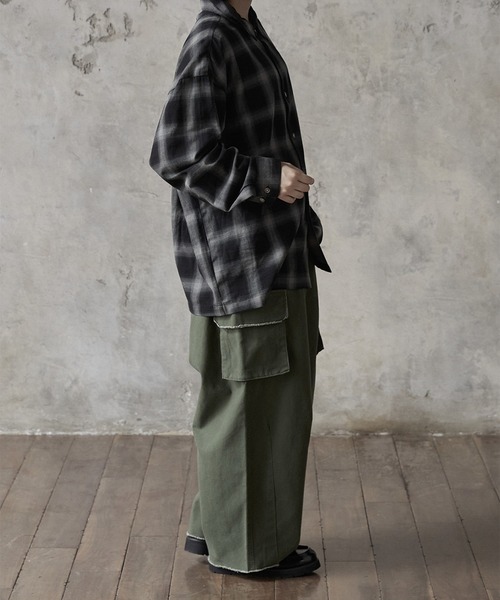 RUUBON ワイドパンツ カーゴパンツ vintage dart cargo pants