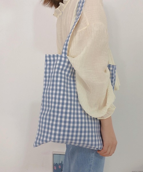 TONE SELECT GOODS トートバッグ Liaa/ギンガムチェック トートバッグ