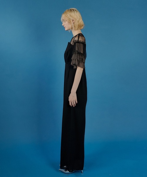 et.UNiVER パンツドレス Frill laverd sleeve dress : ZOZOTOWN
