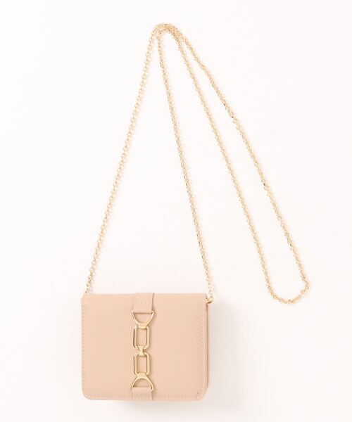 CHARLES ＆ KEITH 財布 Agatha アガサ チェーンアクセントカード