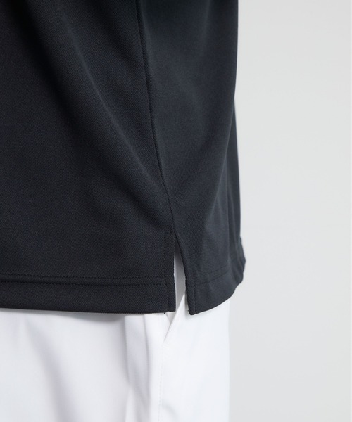 〈新品〉DEVEREUX GOLF デヴァロー ゴルフ【S】半袖ポロシャツ 黒 DEVEREUX GOLF ポロシャツ シグネチャーポロ メンズ レディース