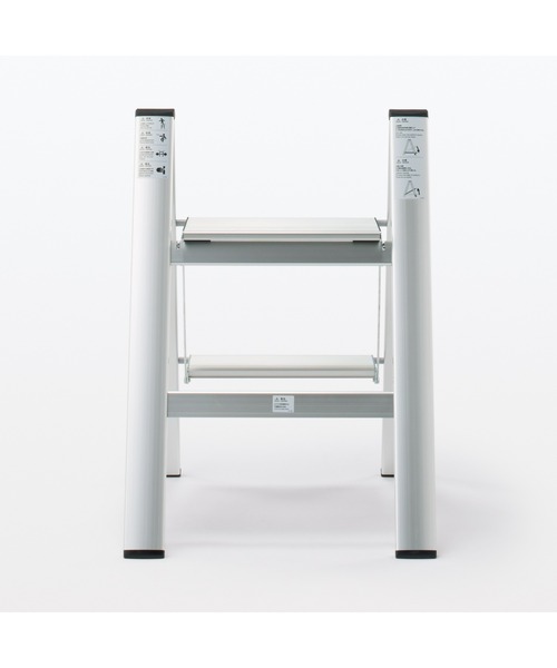 無印良品（MUJI） 家具 アルミ 踏み台 2段 約幅46×奥行55×高さ