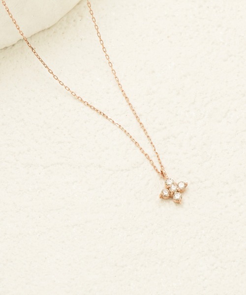 ESTELLE（エステール） ネックレス K18 ピンクゴールド ダイヤモンド