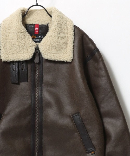 フリークスストア】ALPHA INDUSTRIES ムートンジャケット M