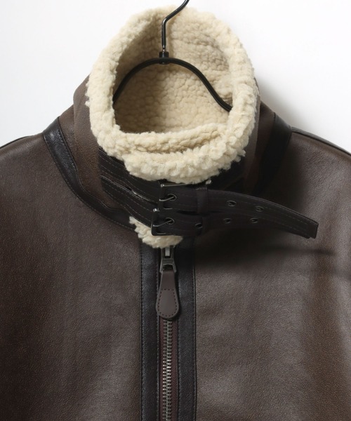 ALPHA ムートンジャケット Alpha Industries ALPHA アルファ ムートンジャケット B-3