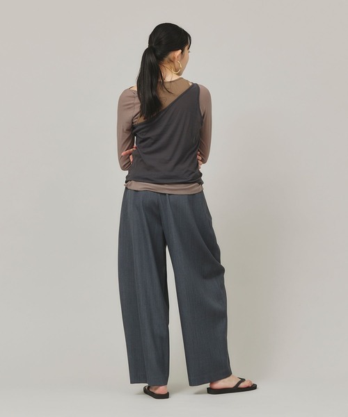 タンクトップ ノースリーブ Curensology(カレンソロジー)/「5AWARENESS」コットン2WAYタンクトップ レディース Curensology タンクトップ ノースリーブ Curensology(カレン