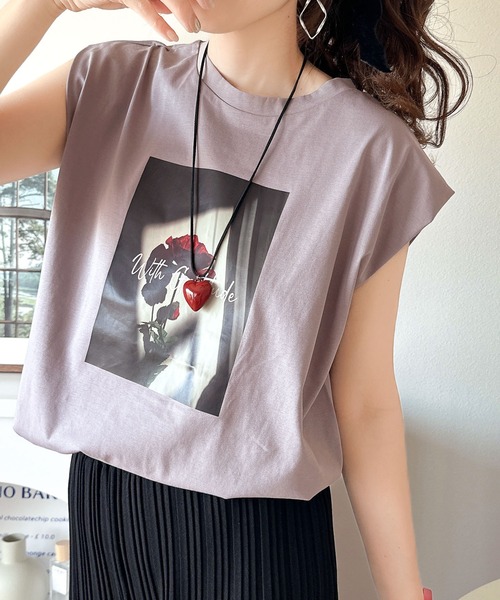 classicalelf tシャツ シンプルなのに着映える！お花フォト