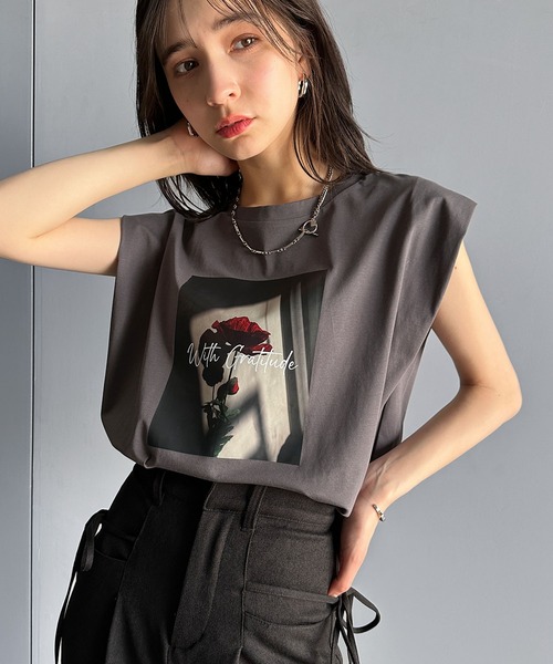 classicalelf tシャツ シンプルなのに着映える！お花フォト