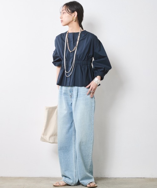 me+em select ブラウス シャツ 「 8color ／ 2size