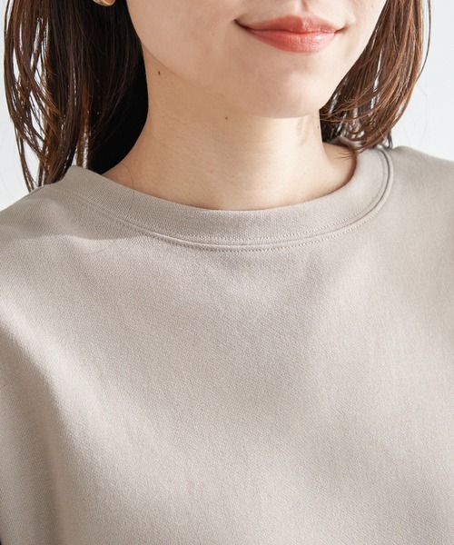 ikka（イッカ） tシャツ ポンチ切り替えレイヤードプルオーバー