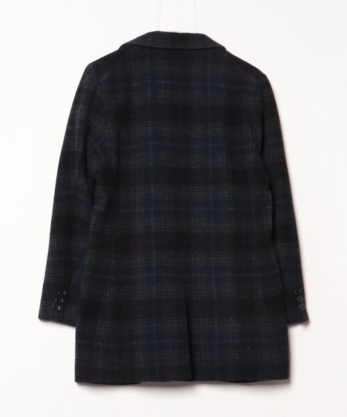 TAKEO KIKUCHI（タケオキクチ） チェック柄チェスターコート 1