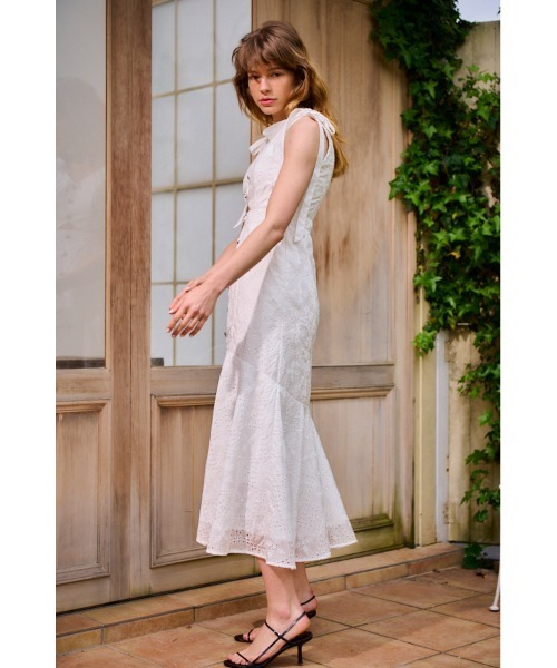 エステラケー ワンピース Estella.K ワンピース Margarita Dress Vネックスイッチング