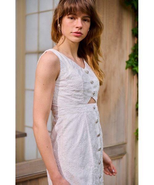 エステラケー ワンピース Estella.K ワンピース Margarita Dress Vネックスイッチング
